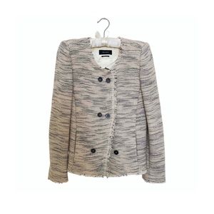 $900 Isabel marant laure tweed jacket 38 36 2 4 S